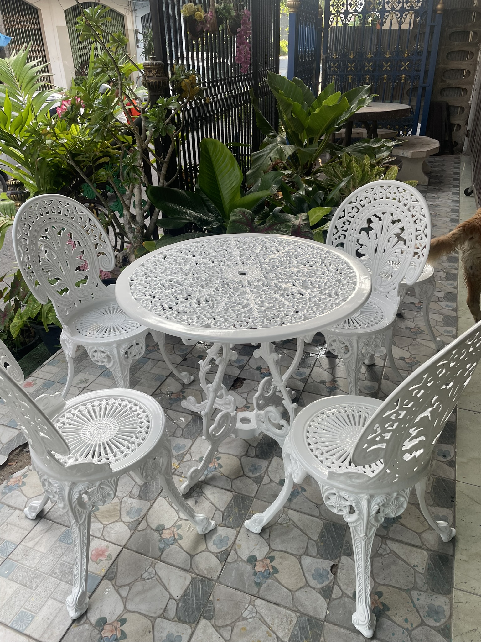 โต๊ะสนามอัลลอยด์ 4 ที่นั่ง วินเทจ ไม่ขึ้นสนิม | Aunchisa Alloy โต๊ะสนามอัลลอยด์ 4 ที่นั่ง วินเทจ ไม่ขึ้นสนิม | Aunchisa Alloy