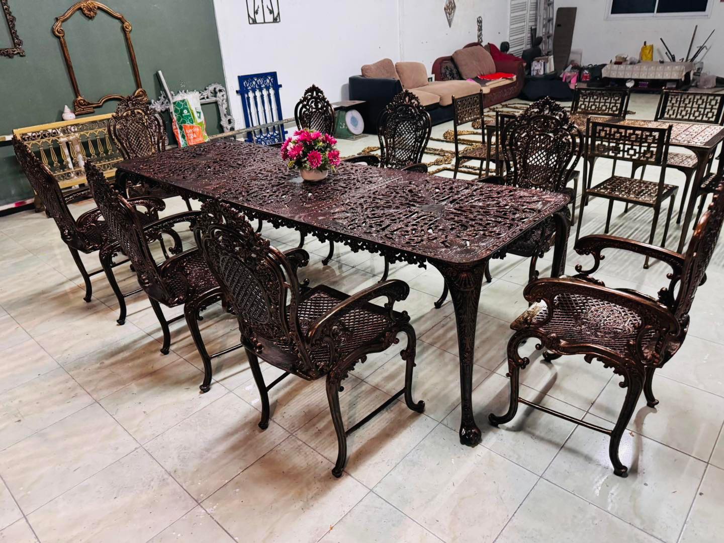 ชุดสนามอัลลอยด์ 8 ที่นั่ง สำหรับสวนขนาดใหญ่ | Aunchisa Alloy ชุดสนามอัลลอยด์ 8 ที่นั่งสำหรับสวนขนาดใหญ่ | Aunchisa Alloy