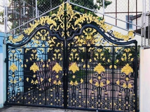 ประตูอัลลอยด์ลายยุโรปสั่งทำสำหรับบ้าน วิลล่า และรีสอร์ต