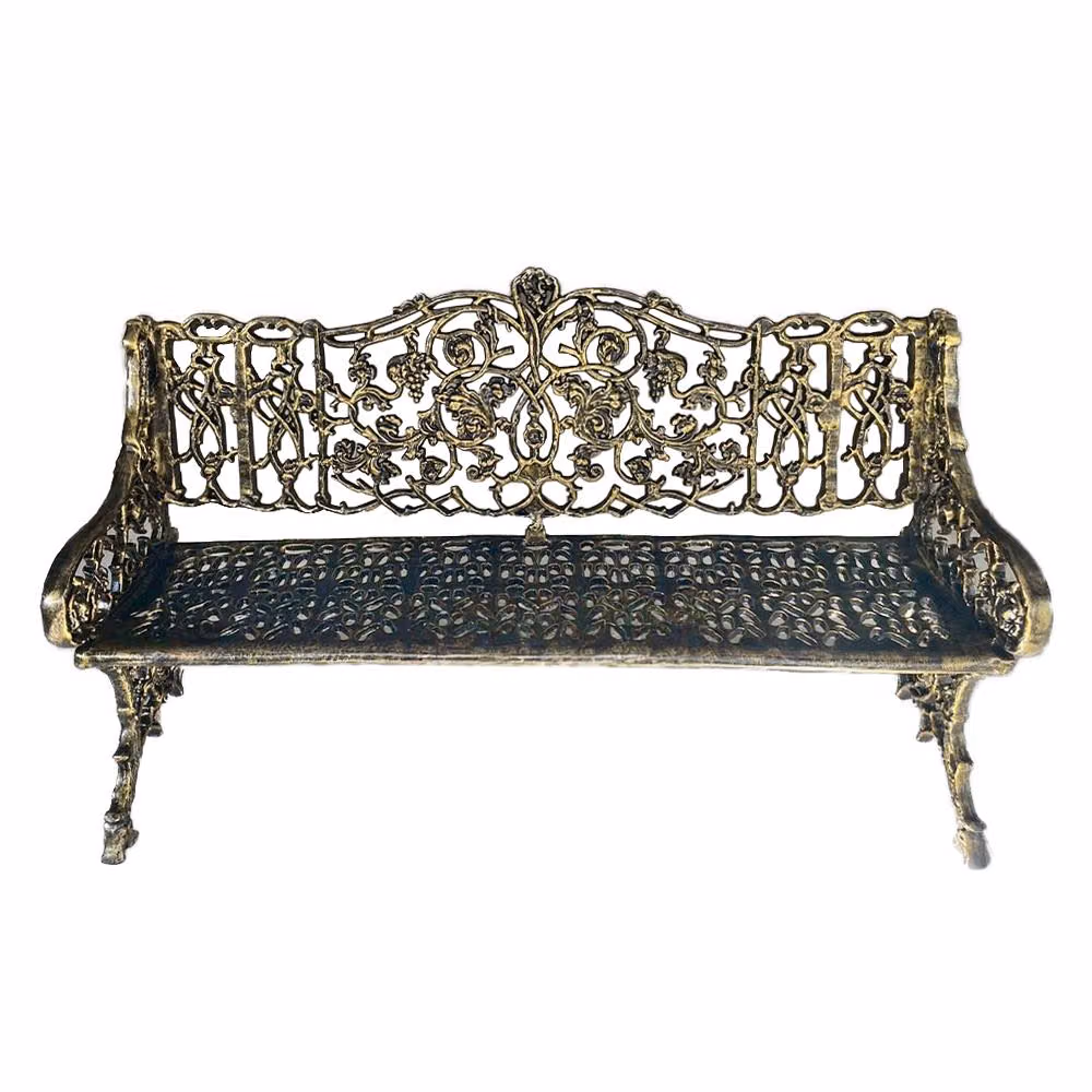 ม้านั่งสนาม AUNCHISAALLOY 1BD สีทองรมดำ